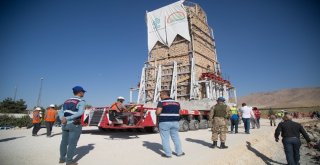 İmam Abdullah Türbesinin Minaresi Taşınmaya Başlandı