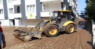 Trabzonda Selin Ardından Temizleme Çalışmaları Başladı