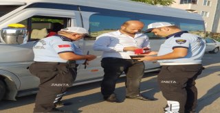 Zabıtalar Okul Servislerini Denetliyor
