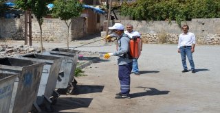 Silvan Ve Hazroda İlaçlama Çalışmaları Devam Ediyor