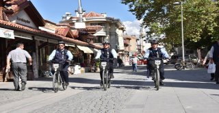 Konyada Bisikletli Zabıtalar Görevde