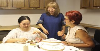 (Özel) İğne Oyasını Öğrenmek İçin 9 Bin Kilometreden Geldiler