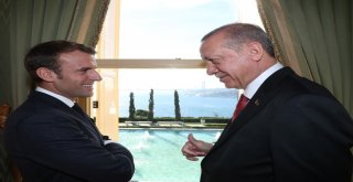 Cumhurbaşkanı Erdoğan, Fransa Cumhurbaşkanı Macron İle Biraraya Geldi