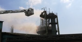 Kereste Fabrikasında Çıkan Yangın Paniğe Sebep Oldu