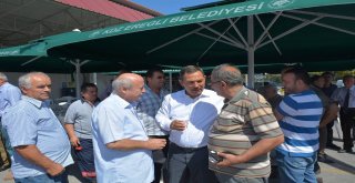 Başkan Uysal Kışla Sanayi Esnafıyla Buluştu