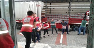 Kızılaydan Bin 400 Aileye Gıda Yardımı