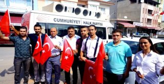 Sarıgöl Chp İlçe Teşkilatından Bayrak Kampanyası