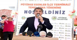 Pütürge İlçe Terminalinin Temeli Atıldı