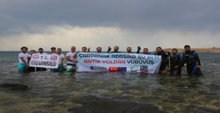 Çarpanak Adasına Antik Yoldan Su Altı Yürüyüşü