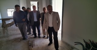 Başkan Bulut, Okul İnşaatını Denetledi