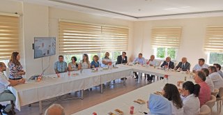 Başkan Gül Ve Sağlıkçılar Scada Kontrol Merkezini İnceledi