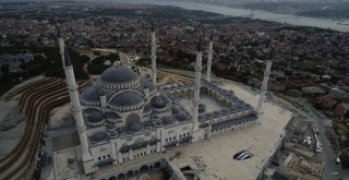 (Özel Haber) Çamlıca Camii İnşaatında Son Durum Havadan Görüntülendi