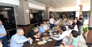 Başkan Polat Kapalı Çarşı Esnaflarıyla Bir Araya Geldi