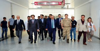 Vali Zorluoğlundan Yaralılara Ziyaret