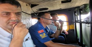 Manisada Jandarmadan Helikopter Destekli Trafik Denetimi