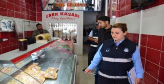 Erbaada Kasaplar Denetlendi
