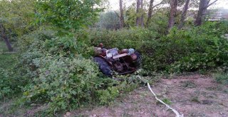 Kastamonuda Traktör İle Otomobil Çarpıştı: 1 Ağır Yaralı