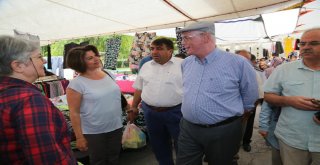 Kazım Kurt Çarşamba Pazarında Esnafı Ve Vatandaşı Dinledi
