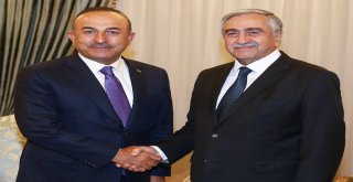 Çavuşoğlu, Mustafa Akıncı İle Görüştü