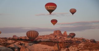 Kapadokyada Sıcak Hava Balon Turlarında Turist Sayısı Yüzde 50 Arttı