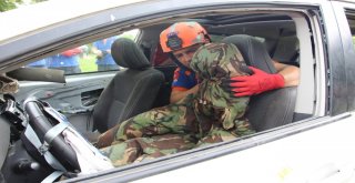 İtfaiye Ve Afaddan Gerçeği Aratmayacak Tatbikat