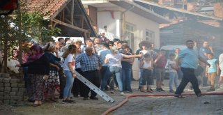 Tokatta İki Katlı Evde Yangın Çıktı