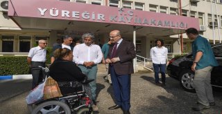 Vali Demirtaş, Yüreğir Kaymakamlığında İncelemelerde Bulundu