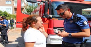 Evden Çok Yanan Çeyizlerine Üzüldü