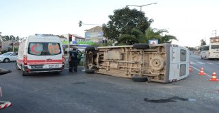 Mevsimlik Tarım İşçilerini Taşıyan Minibüs Devrildi: 1İ Çocuk 22 Yaralı