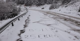 Boluya Mevsimin İlk Karı Düştü