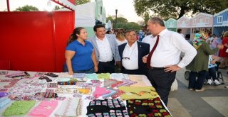 Bigada El Emeği Ürünler Şehir Parkında Sergide