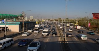 Okulların Açıldığı İlk Gün Bursa Trafiği Havadan Görüntülendi