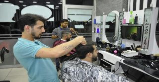 Diyarbakırda Kuaförlerin Bayram Mesaisi Yoğun Geçiyor