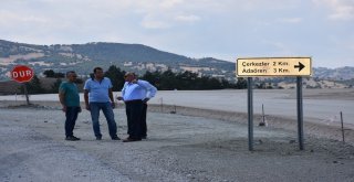 Dursunbey - Tavşanlı Yolunda Asfalt Çalışmaları Başlıyor