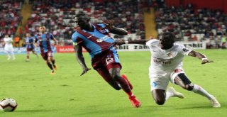 Spor Toto Süper Lig: Antalyaspor: 1 - Trabzonspor: 1 (İlk Yarı)