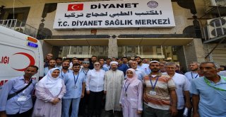 Diyanet İşleri Başkanı Erbaştan Mekkede Hasta Ziyareti