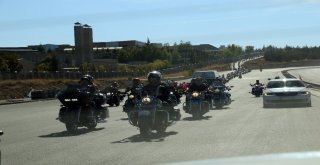 Ankarada Harleyli Gazi Sürüşü
