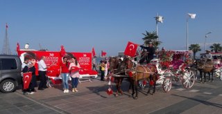 Büyükşehirden Samsunlulara Türk Bayrağı Hediyesi