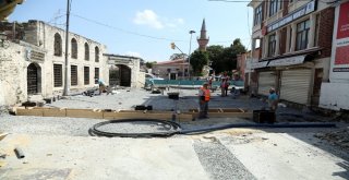 Eyüpsultandaki Kırkmerdiven Caddesi Yenileniyor