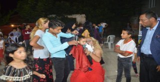 Göbek Atıp, Saç Tıraşı Yaptılar