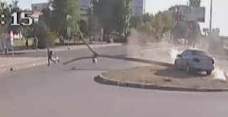 Beton Direğin Altında Kalmaktan Son Anda Kurtuldu