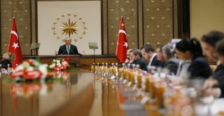 Cumhurbaşkanı Erdoğanın Abdli Şirket Temsilcilerini Kabulü Sona Erdi