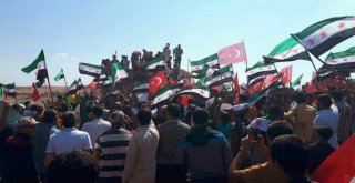 İdlibde Cumhurbaşkanı Erdoğana Sevgi Gösterisi