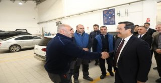 Başkan Atilladan Otomotiv Firmalarına Ziyaret