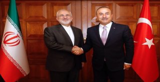 Dışişleri Bakanı Çavuşoğlu, İranlı Mevkidaşı Zarif İle Bir Araya Geldi