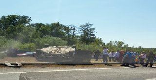 Zonguldakta Trafik Kazası: 2 Yaralı