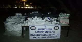 18 Bin 100 Paket Kaçak Sigara Ele Geçirildi