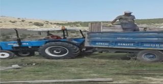 Traktör Kullanan Çocuk Yürekleri Ağza Getirdi