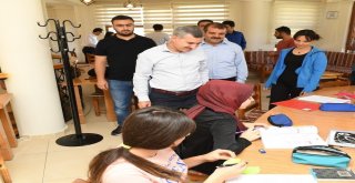 Başkan Çınardan Fethi Gemuhluoğlu Bilgi Evine Ziyaret