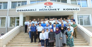 Kaymakam Çakıcıyı Osmaneli Protokolü Uğurladı